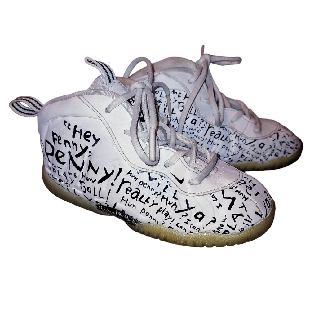NIKE AIR Kid's Little Posite 1 GS 'Lil Penny' Sneakers 9C